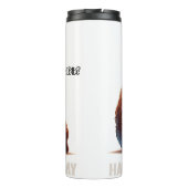 Happy Moederdag: Beer knuffel Thermosbeker (Achterkant)