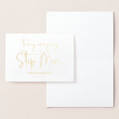 Happy Moederdag Best Step Ma Ooit New Step Mam Folie Kaarten (Display)