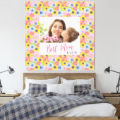 Happy Moederdag, beste mama ooit Canvas Afdruk (Insitu (Slaapkamer))