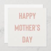 Happy Moederdag Bison Font Kaart (Voorkant / Achterkant)