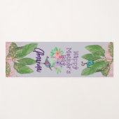 Happy Moederdag Bloemen & Vogels Yogamat (Voorkant (horizontaal))