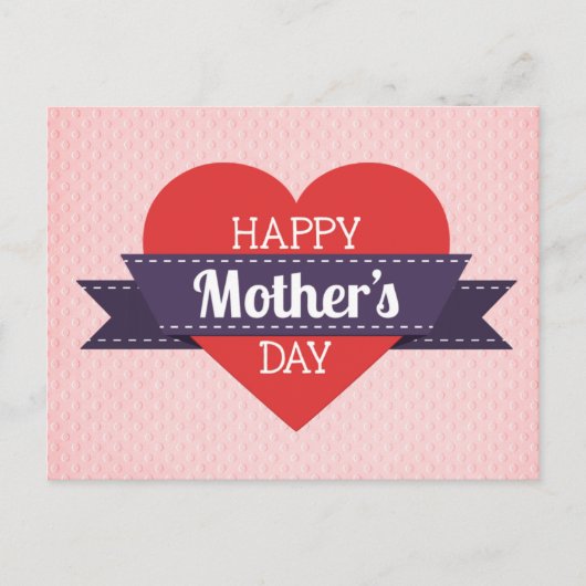 Happy Moederdag Briefkaart (Voorkant)