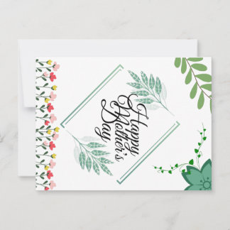 Happy Moederdag Briefkaart