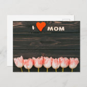 Happy Moederdag Briefkaart (Voorkant / Achterkant)