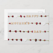 Happy Moederdag Briefkaart (Voorkant / Achterkant)