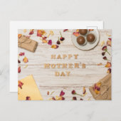 Happy Moederdag Briefkaart (Voorkant / Achterkant)