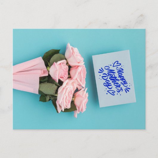 Happy Moederdag Briefkaart (Voorkant)