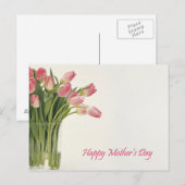 Happy Moederdag Briefkaart (Voorkant / Achterkant)