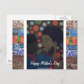 Happy Moederdag- Briefkaart (Voorkant / Achterkant)