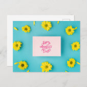 Happy Moederdag Briefkaart (Voorkant / Achterkant)