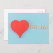 Happy Moederdag Briefkaart (Voorkant / Achterkant)