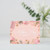 Happy Moederdag Briefkaart (Staand voorkant)