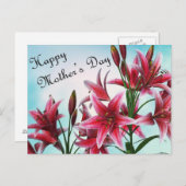 Happy Moederdag Briefkaart (Voorkant / Achterkant)