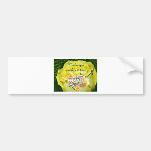 Happy Moederdag_ Bumpersticker (Voorkant)