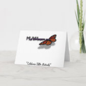 Happy Moederdag Butterfly Kaart (Achterkant)