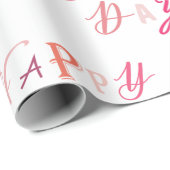 HAPPY MOEDERDAG CADEAUPAPIER (Rol Hoek)