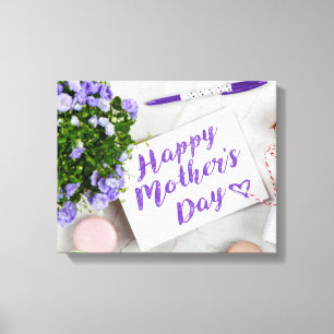 HAPPY MOEDERDAG CANVAS AFDRUK