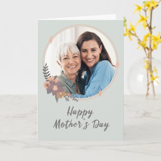 Happy Moederdag Card Kaart (Gele Bloem)