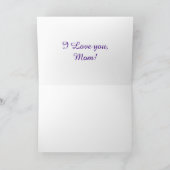 Happy Moederdag Card Kaart (Binnen)