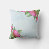 Happy Moederdag Chic Pink Floral Kussen (Achterkant)