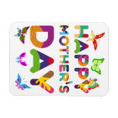 Happy Moederdag Colorful Magneet (Horizontaal)