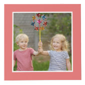 Happy Moederdag Custom Multi Foto Gepersonaliseerd Kubus (Voorkant)