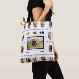 Happy Moederdag Custom Photo Canvas tas