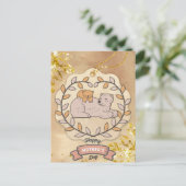 Happy Moederdag Cute Fun Beer en Cup Briefkaart (Staand voorkant)