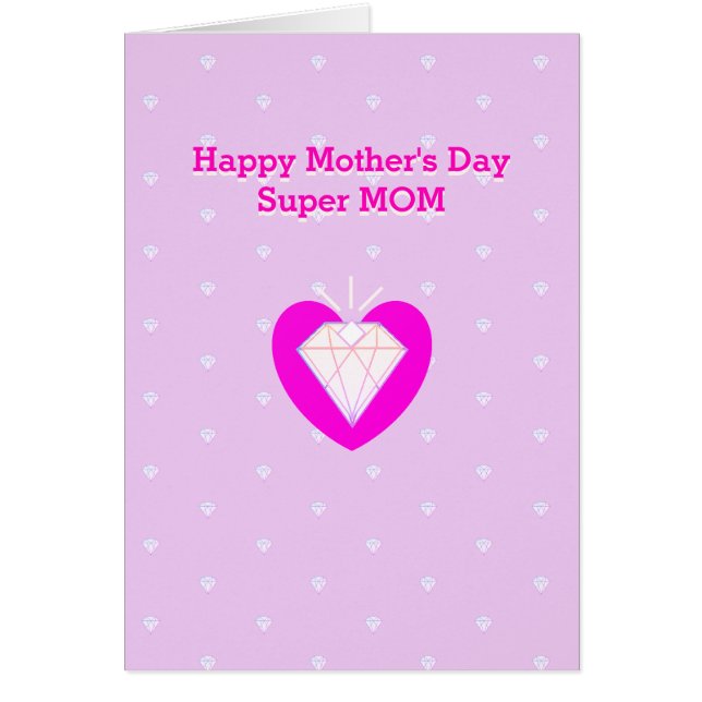 Happy Moederdag Diamond (Voorkant)