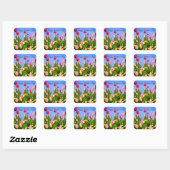 Happy Moederdag Diverse Tulips #3 Stickers (Vel)