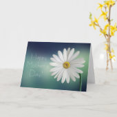 Happy Moederdag Elegant Bloemen Wit Daisy Kaart (Gele Bloem)