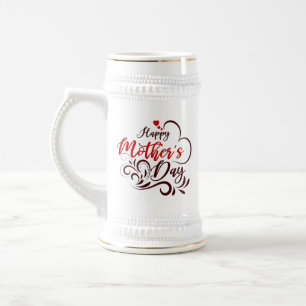 Happy Moederdag Elegant Design-23331 Bierpul