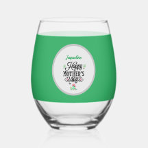 Happy Moederdag Elegant Frogs gepersonaliseerd