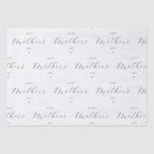 Happy Moederdag Elegant Script Typografie Tissuepapier (Voorkant)