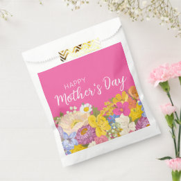 Happy Moederdag Floral Blooms Bedankzakje