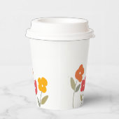 Happy Moederdag Floral Blooms Papieren Bekers (Rechts)