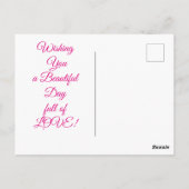 Happy Moederdag Floral Briefkaart (Achterkant)