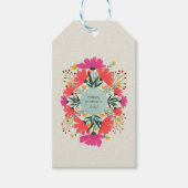Happy moederdag floral cadeaulabel (Voorkant)