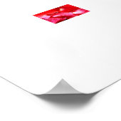 Happy Moederdag floral Poster (Hoek)