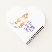 Happy Moederdag Floral Typography Notitieboek (Achterkant)