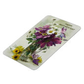 Happy Moederdag Flower Fine Art Gift Magneet (Linkerzijde)