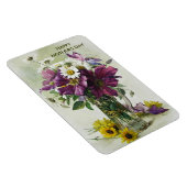 Happy Moederdag Flower Fine Art Gift Magneet (Rechterzijde)