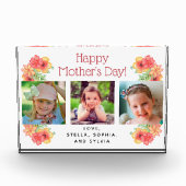 Happy Moederdag Flowers 3 Fotoblok (Voorkant)