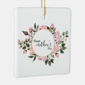 Happy moederdag Folie Kaart Keramisch Ornament (Rechts)