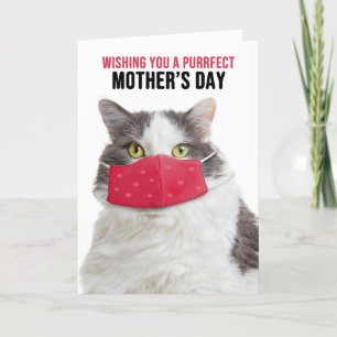Happy Moederdag Funny Cat beroemd gemaakt door Cov Feestdagen Kaart