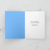 Happy Moederdag geïllustreerde vlinders Feestdagen Kaart (Binnen)