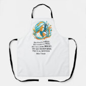 Happy Moederdag Geïnspireerd All-Over Print Schort (Voorkant)