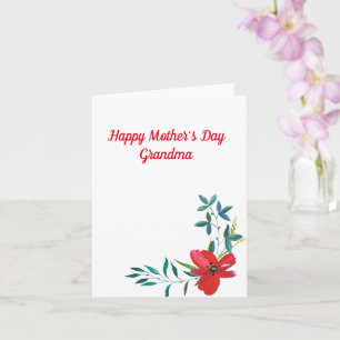 Happy Moederdag Grandma Kaart