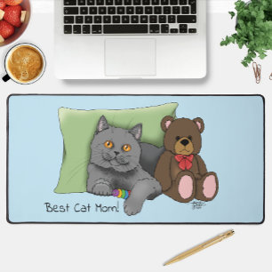Happy Moederdag Grey Cat Bureaumat
