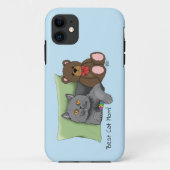 Happy Moederdag Grey Cat Case-Mate iPhone Case (Achterkant)